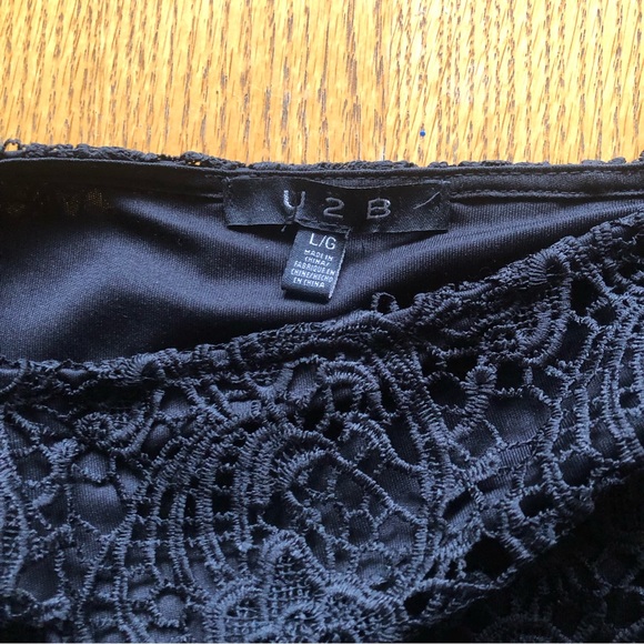 black lace skirt - Picture 2 of 3